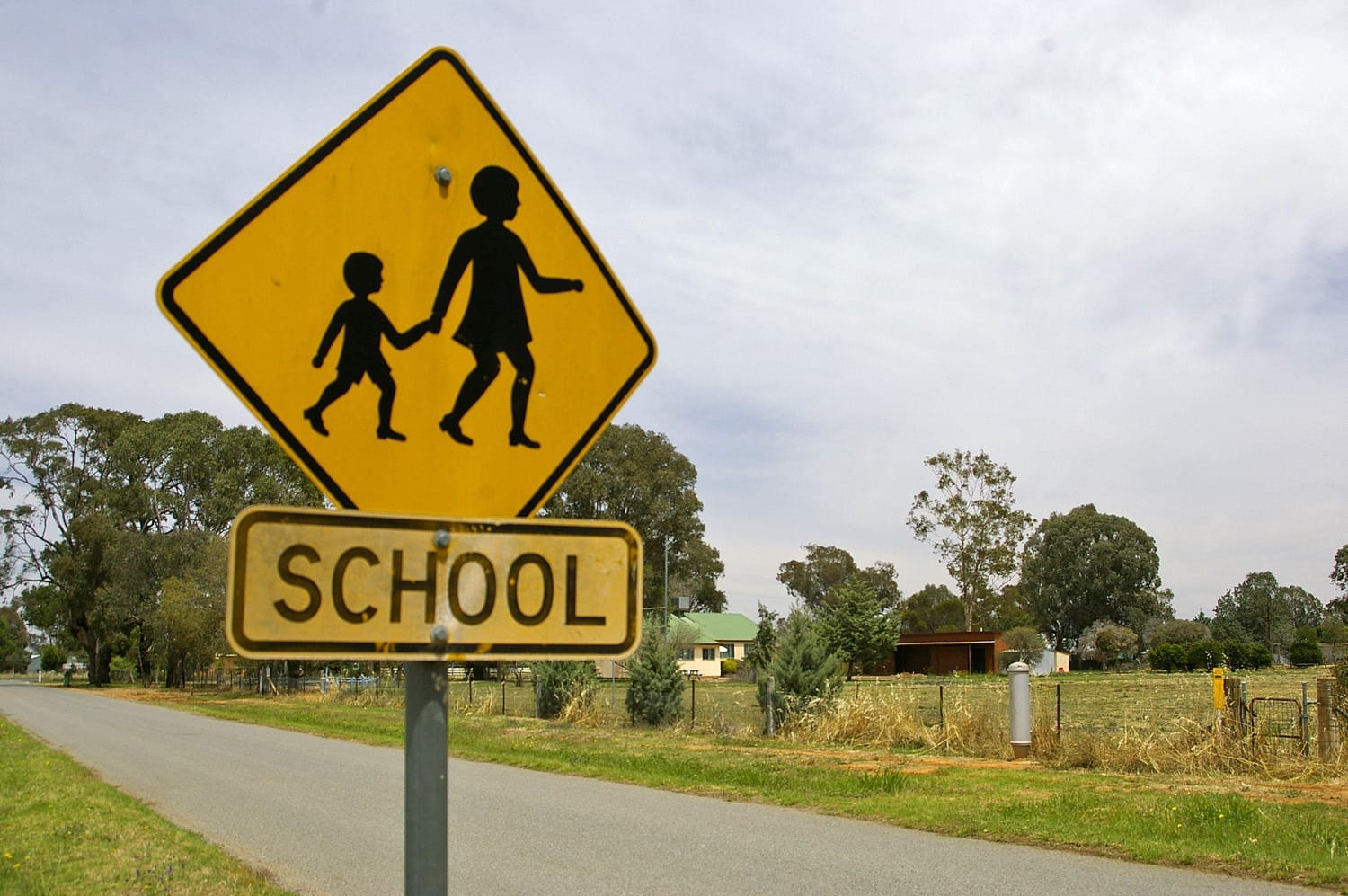 School crossing sign